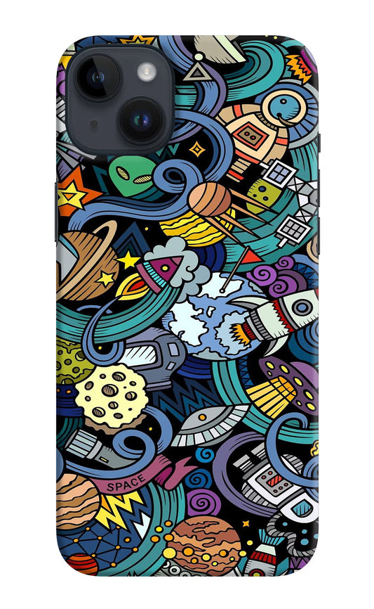 Space Abstract iPhone 14 Plus Hard Case Back Cover by Casekaro