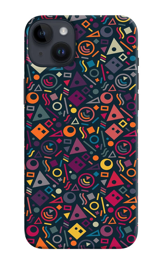 Geometric Abstract iPhone 14 Plus Hard Case Back Cover by Casekaro