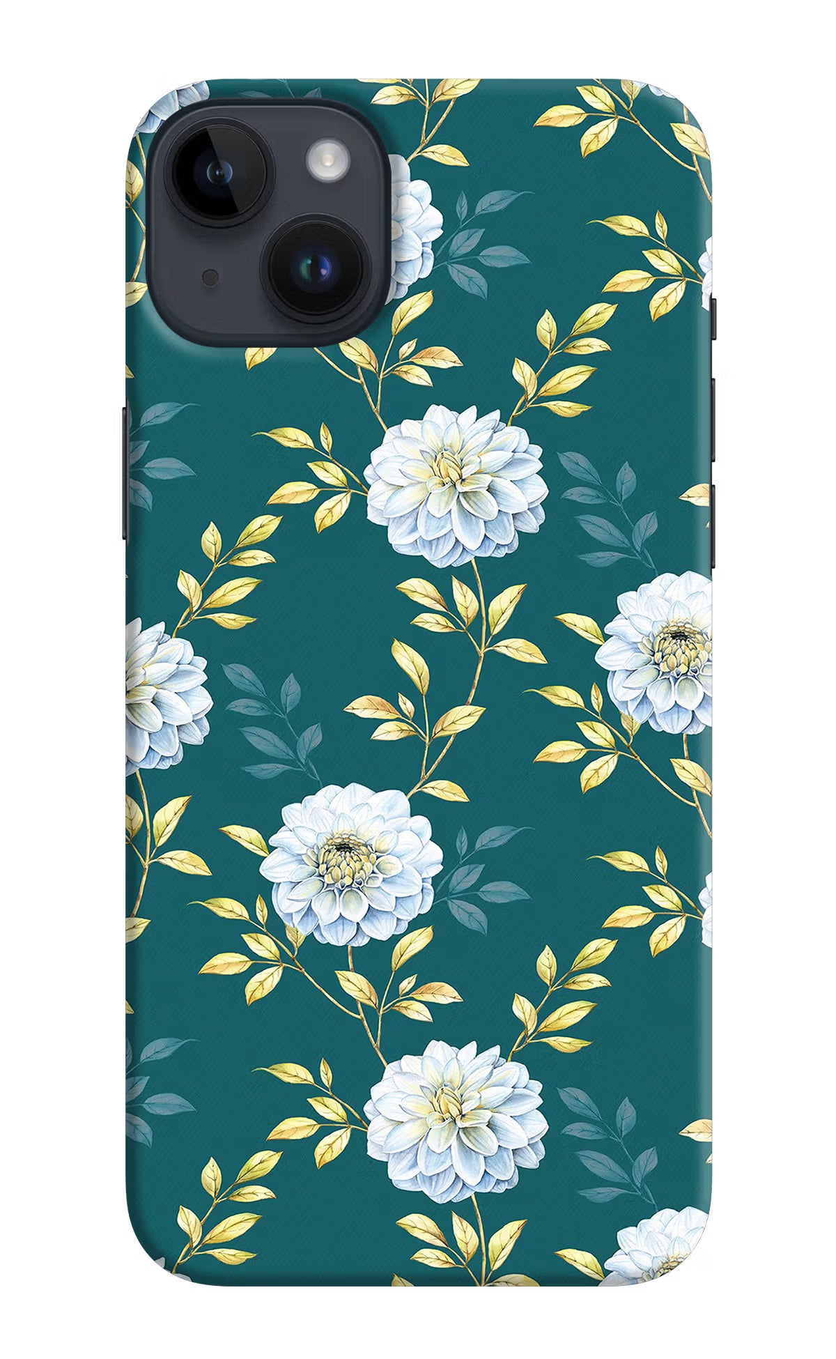 Flowers iPhone 14 Plus Hard Case Back Cover by Casekaro