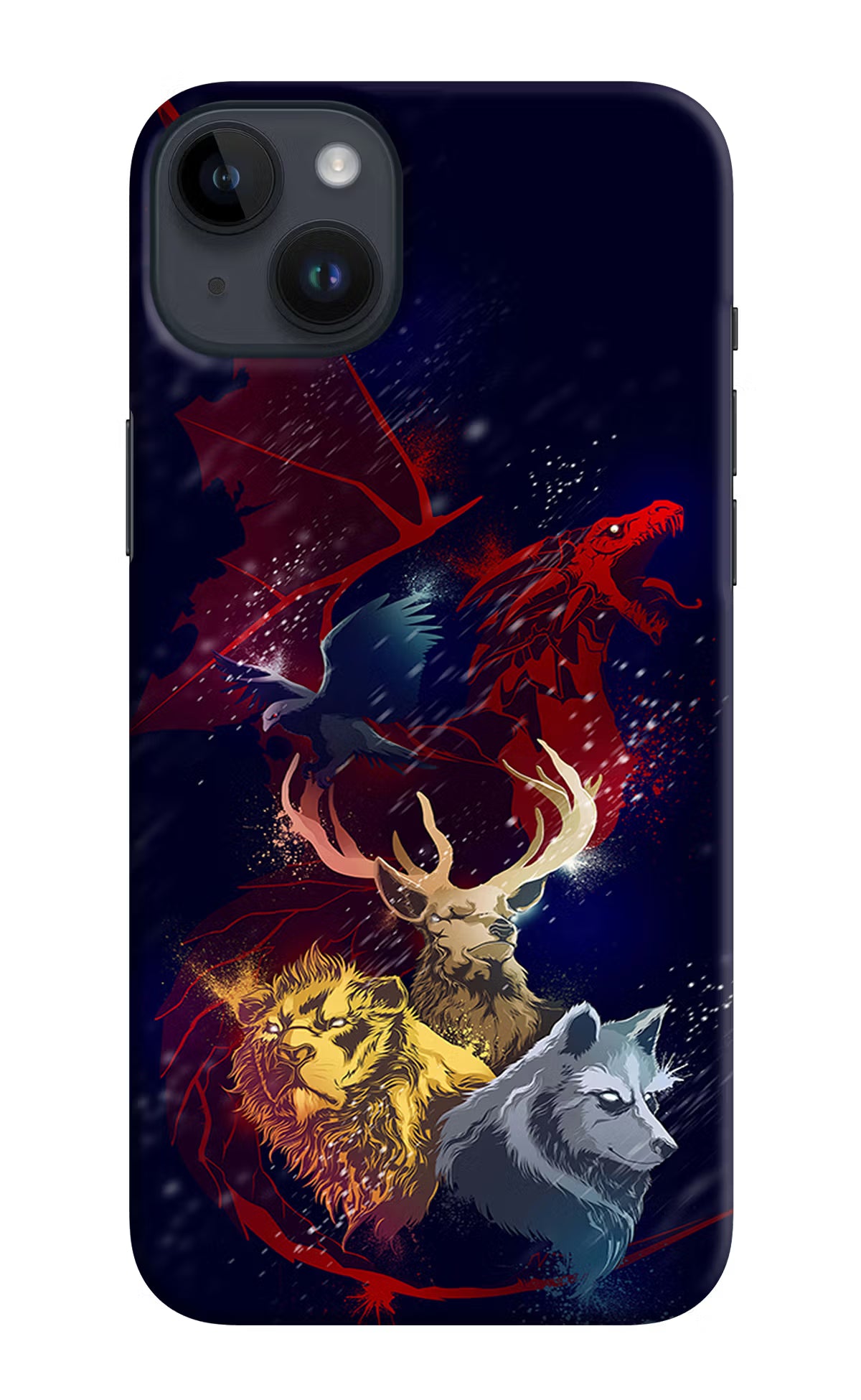 Game Of Thrones iPhone 14 Plus Hard Case Back Cover by Casekaro