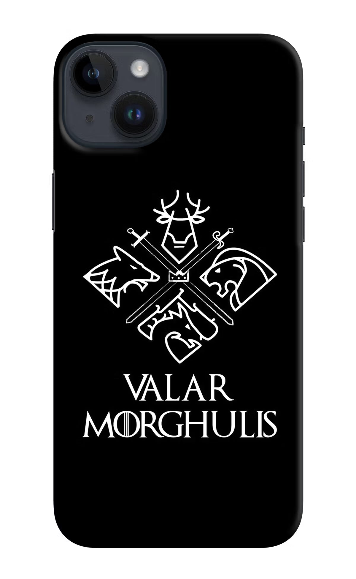 Valar Morghulis | Game Of Thrones iPhone 14 Plus Hard Case Back Cover by Casekaro