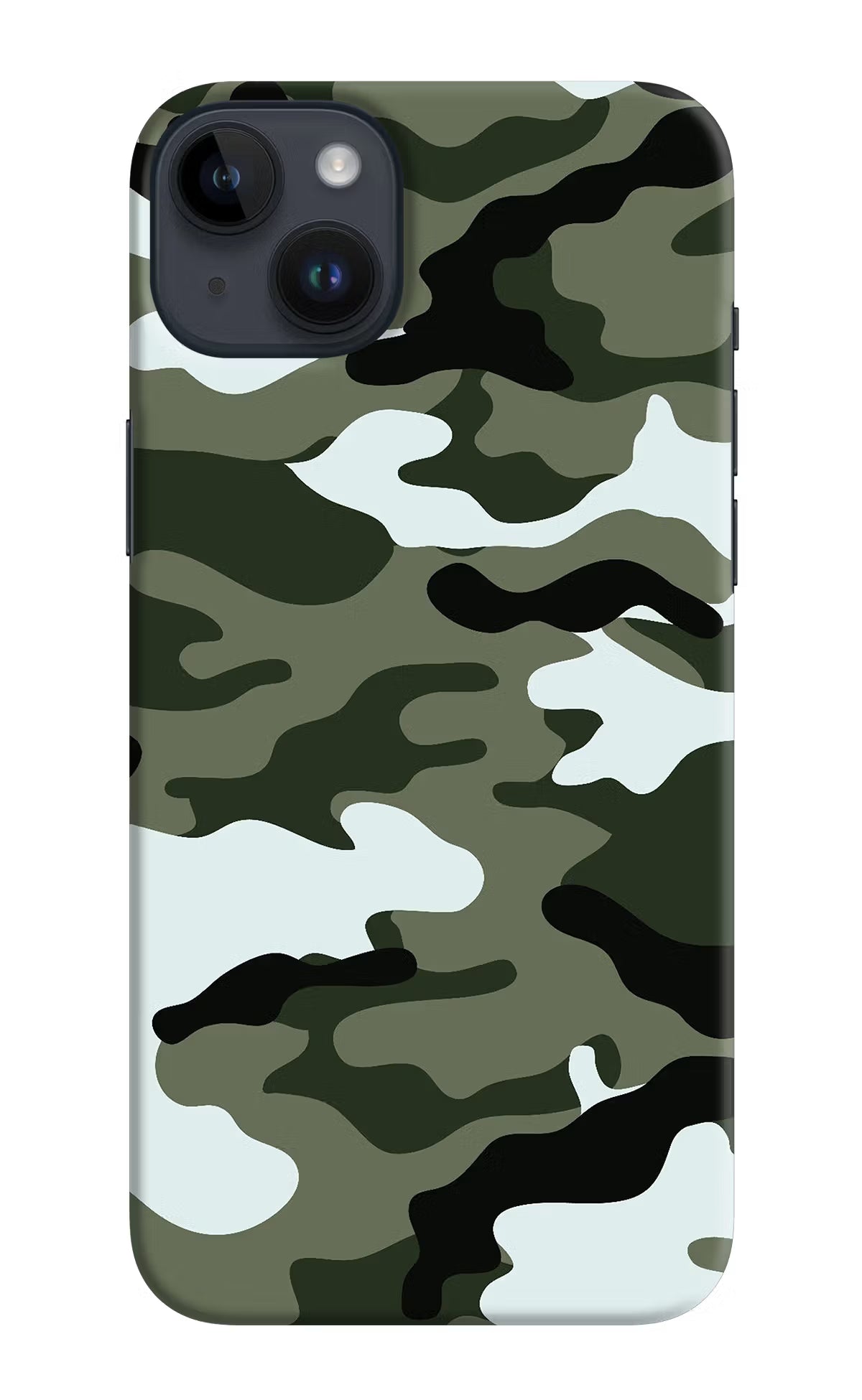 Camouflage iPhone 14 Plus Hard Case Back Cover by Casekaro