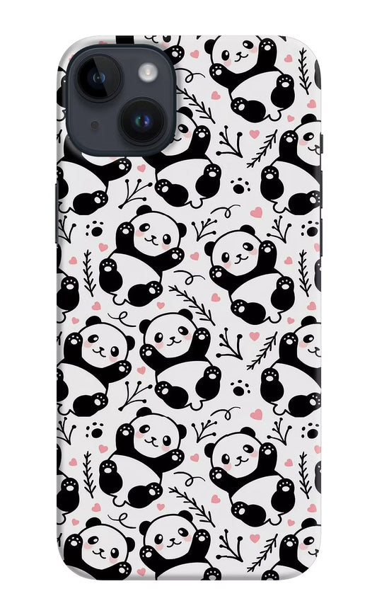 Cute Panda iPhone 14 Plus Hard Case Back Cover by Casekaro