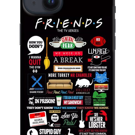 FRIENDS iPhone 14 Plus Hard Case Back Cover by Casekaro