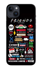 FRIENDS iPhone 14 Plus Hard Case Back Cover by Casekaro