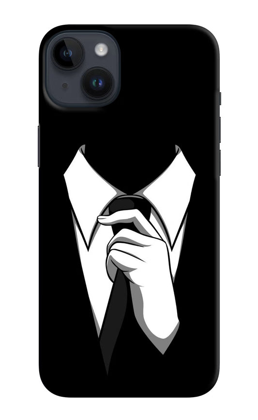 Black Tie iPhone 14 Plus Hard Case Back Cover by Casekaro