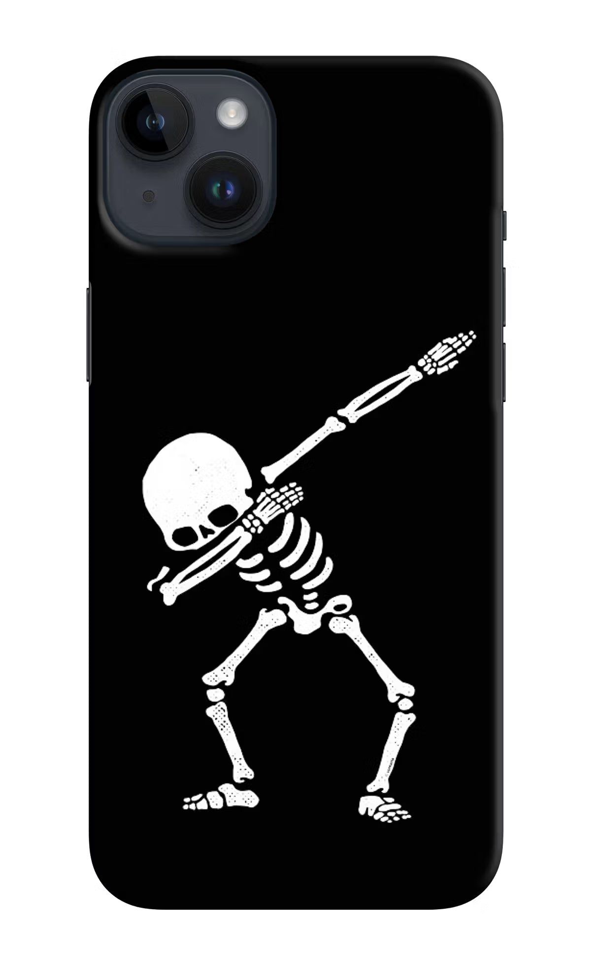Dabbing Skeleton Art iPhone 14 Plus Hard Case Back Cover by Casekaro