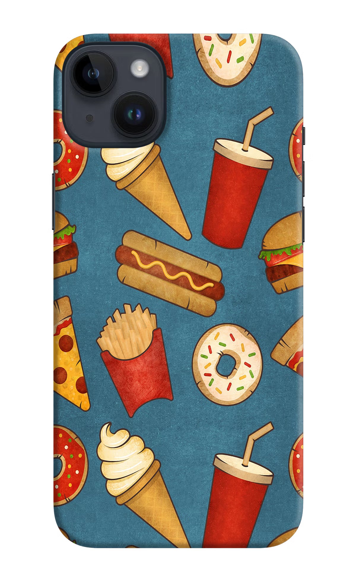 Foodie iPhone 14 Plus Hard Case Back Cover by Casekaro