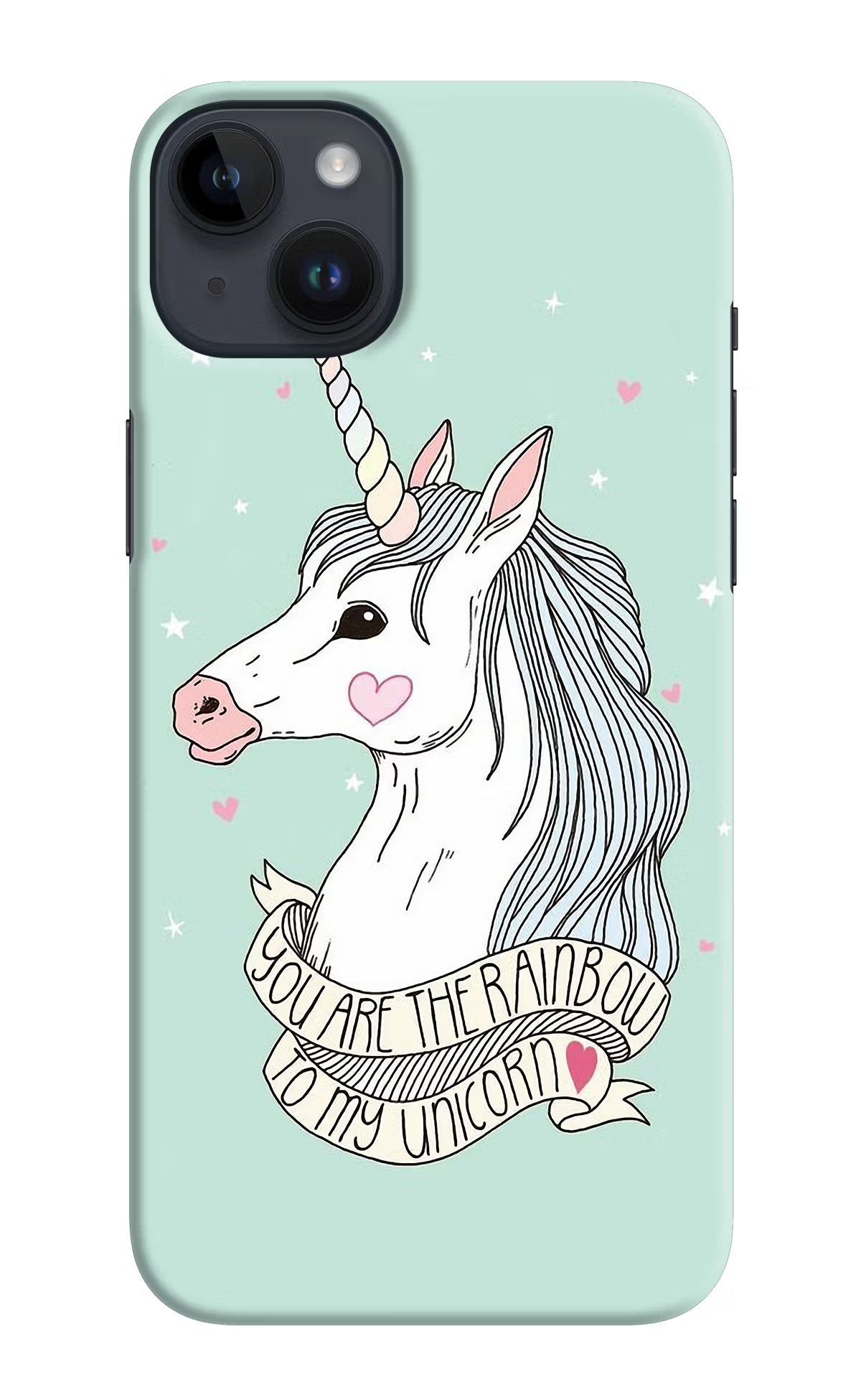 Unicorn Wallpaper iPhone 14 Plus Hard Case Back Cover by Casekaro