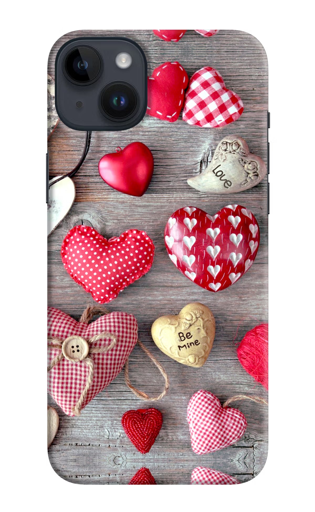 Love Wallpaper iPhone 14 Plus Hard Case Back Cover by Casekaro