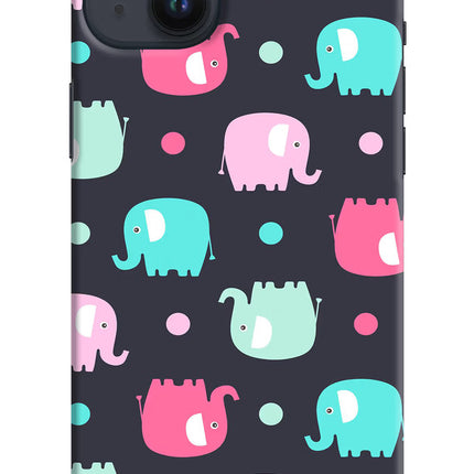 Elephants iPhone 14 Plus Hard Case Back Cover by Casekaro