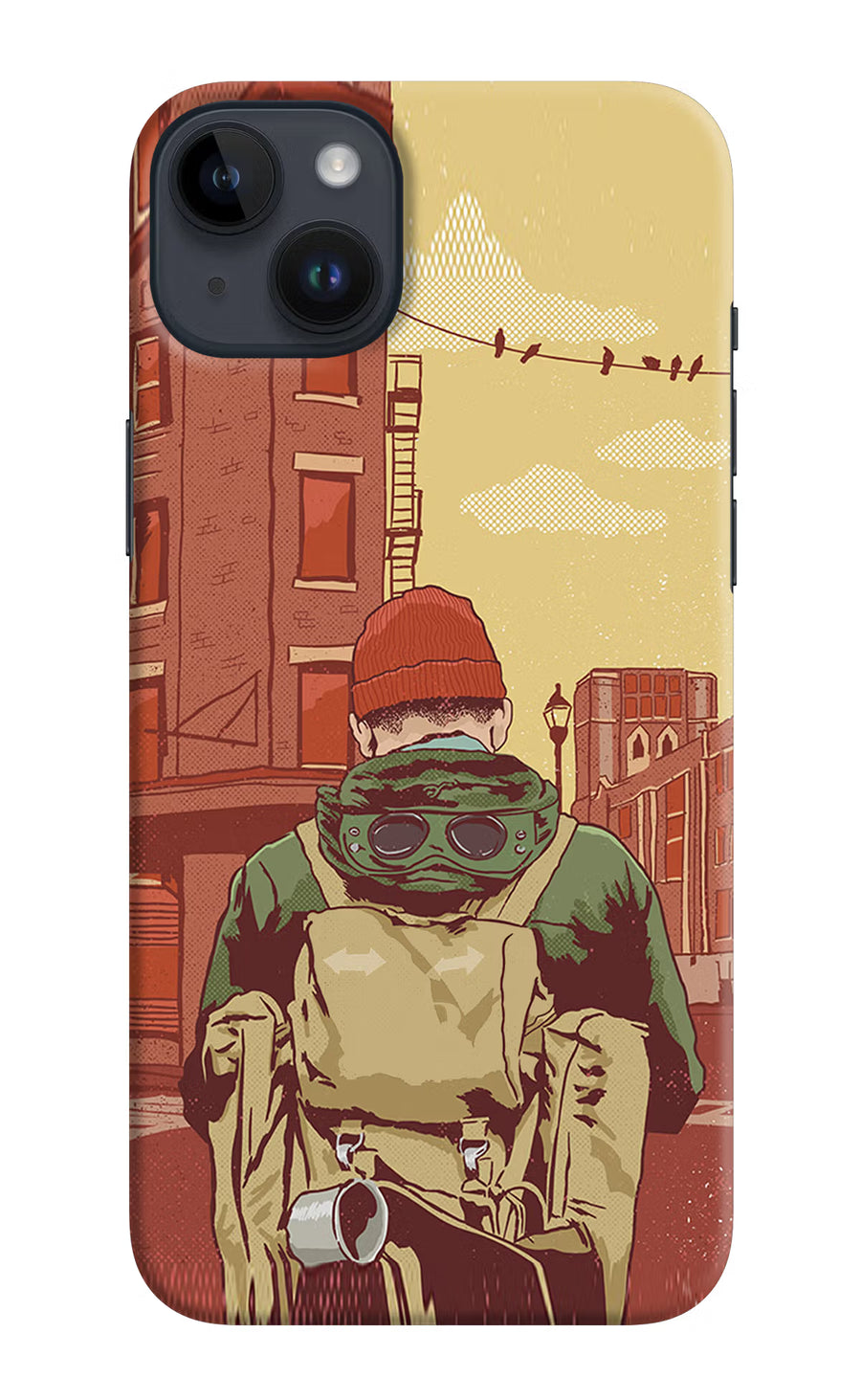 Adventurous iPhone 14 Plus Back Cover, Hard case