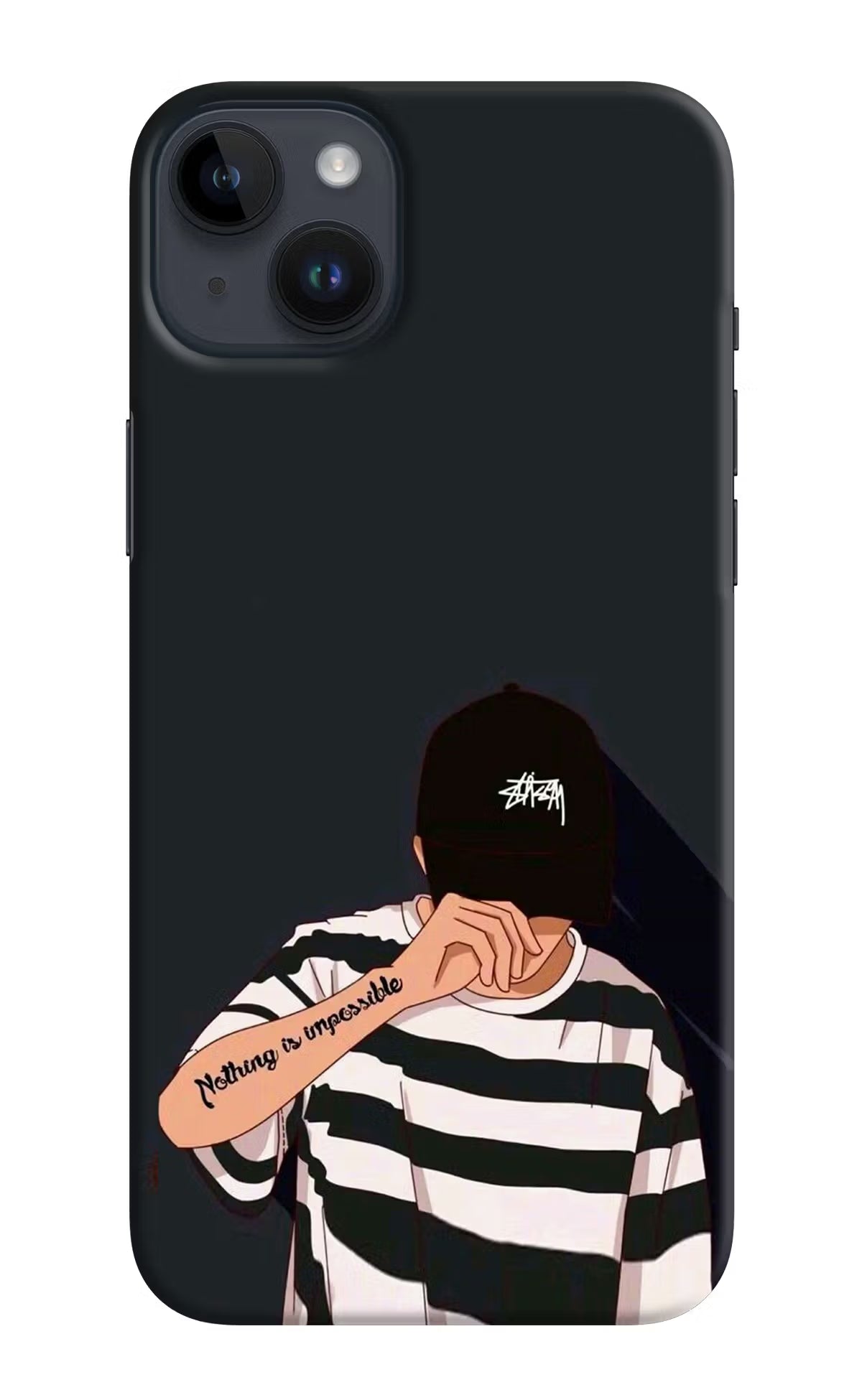 Aesthetic Boy iPhone 14 Plus Hard Case Back Cover by Casekaro