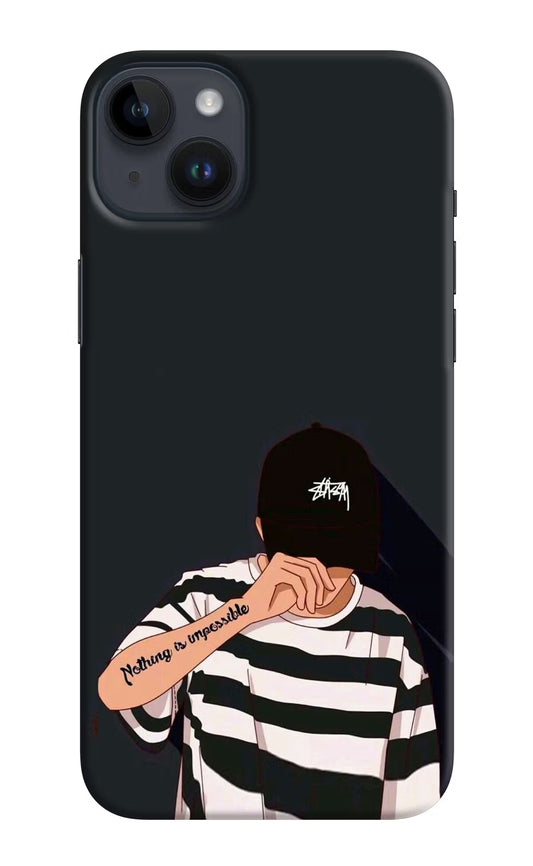 Aesthetic Boy iPhone 14 Plus Hard Case Back Cover by Casekaro