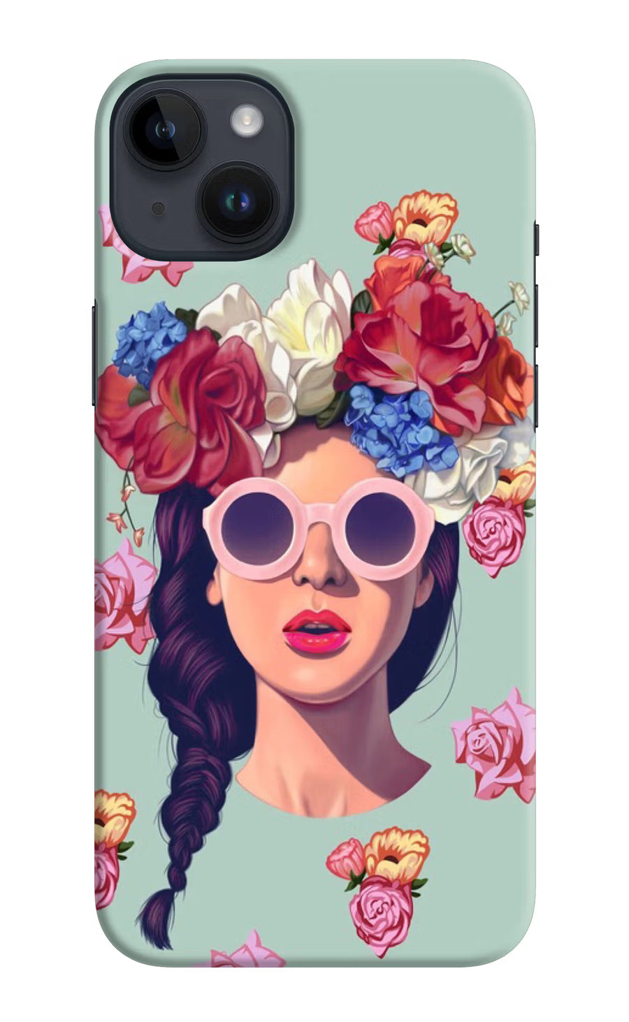 Pretty Girl iPhone 14 Plus Back Cover, Hard case