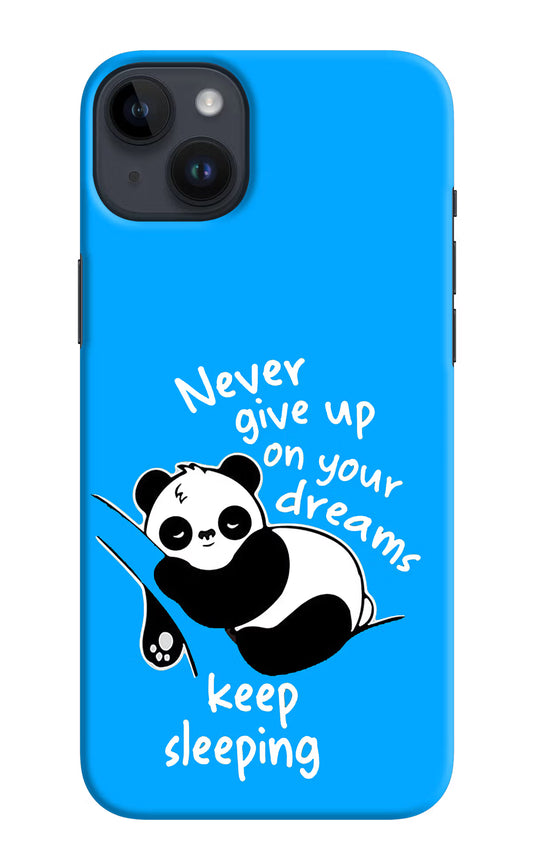 Keep Sleeping iPhone 14 Plus Hard Case Back Cover by Casekaro