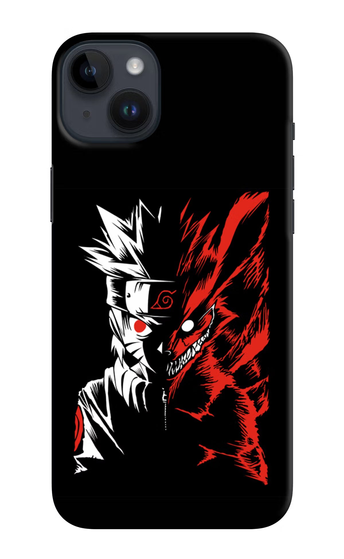 Naruto Two Face iPhone 14 Plus Hard Case Back Cover by Casekaro