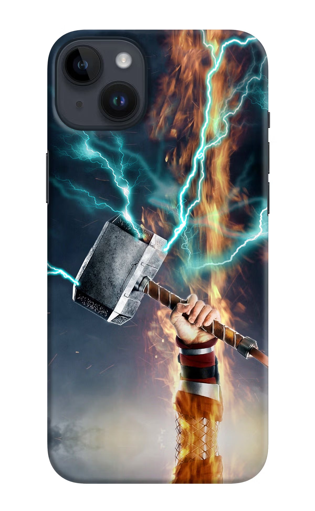 Thor Hammer Mjolnir iPhone 14 Plus Hard Case Back Cover by Casekaro