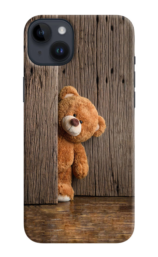 Teddy Wooden iPhone 14 Plus Hard Case Back Cover by Casekaro