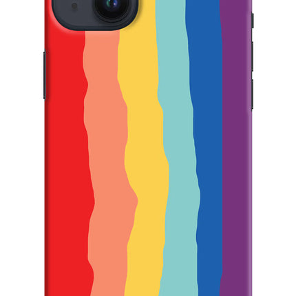Rainbow iPhone 14 Plus Hard Case Back Cover by Casekaro