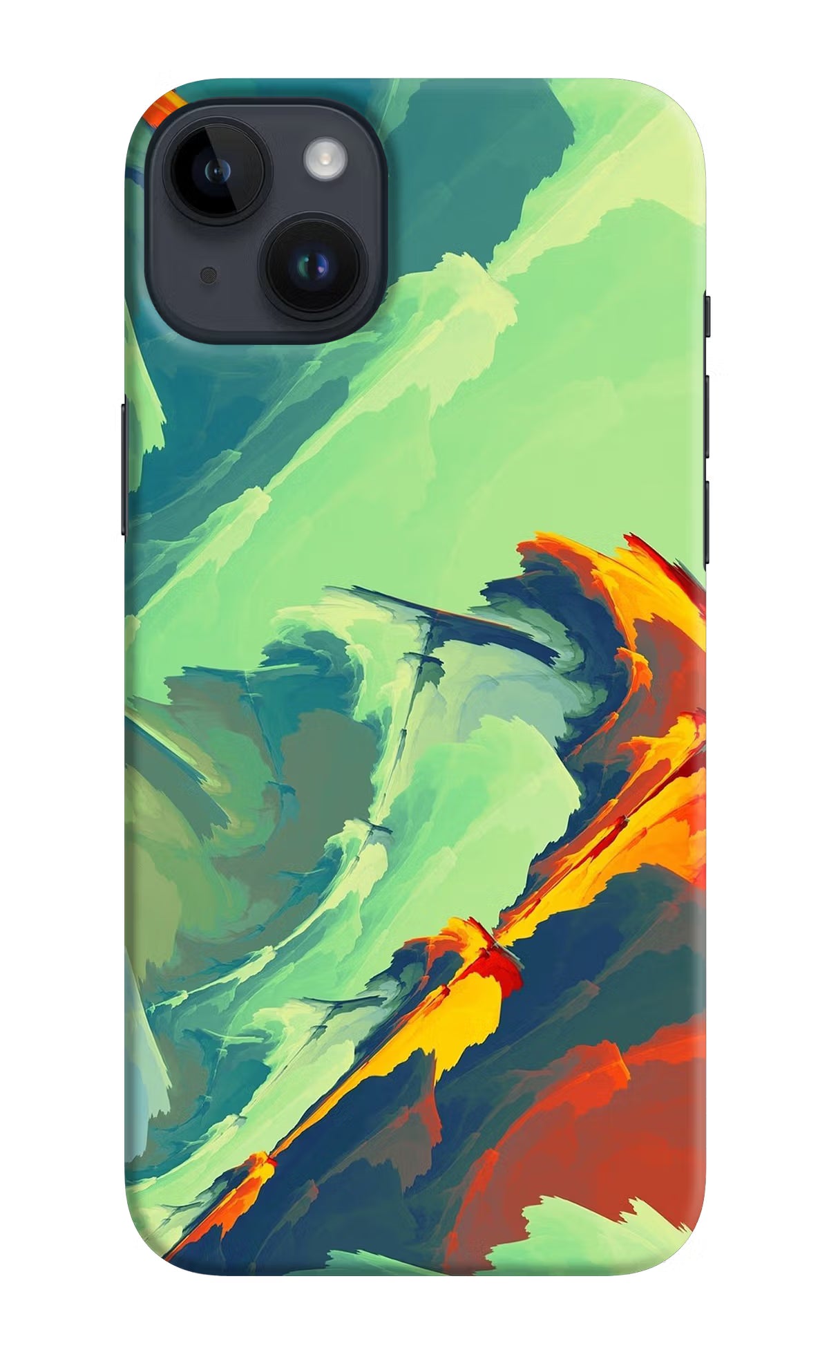 Paint Art iPhone 14 Plus Hard Case Back Cover by Casekaro