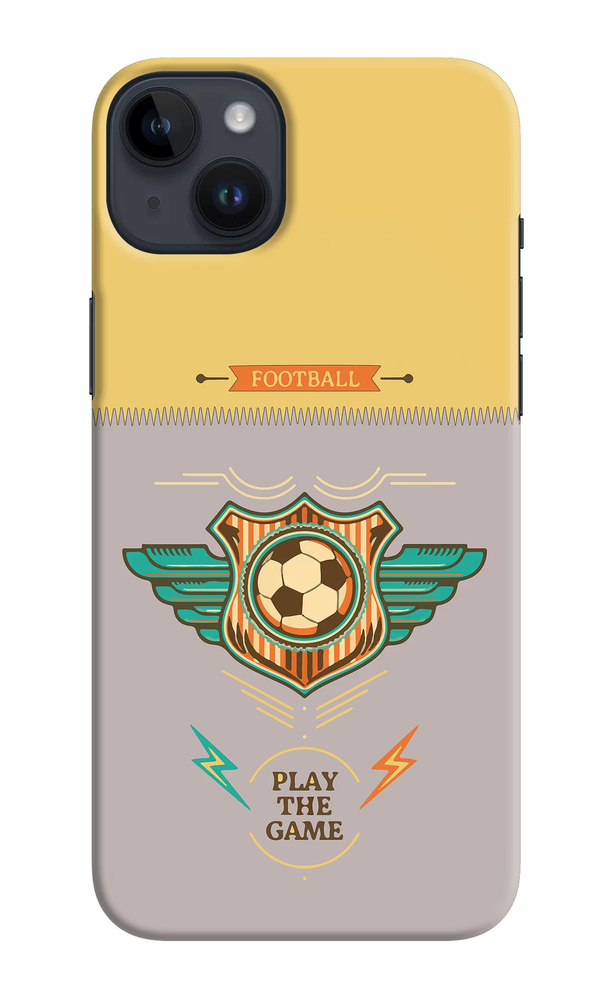 Football iPhone 14 Plus Hard Case Back Cover by Casekaro