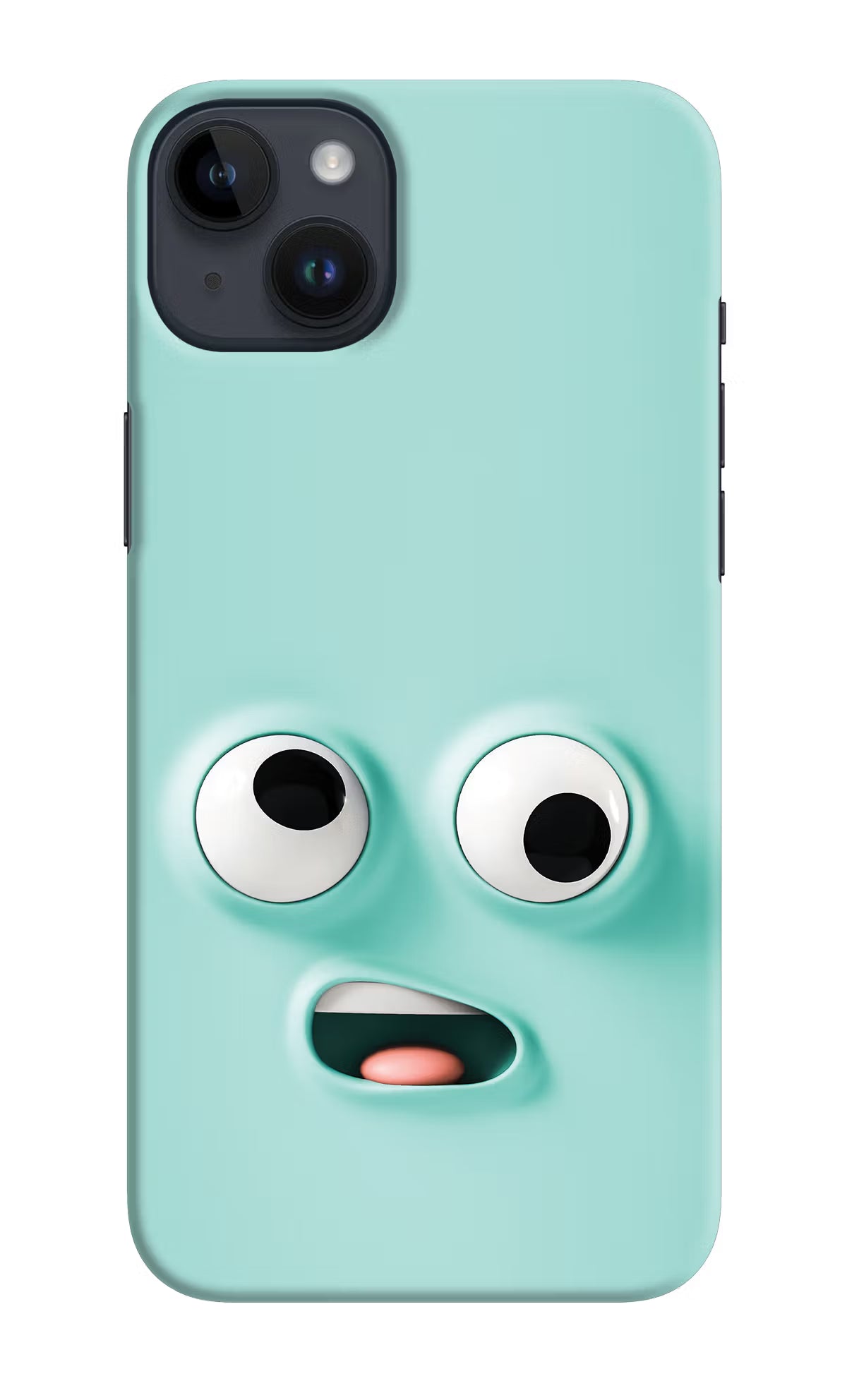 Funny Cartoon iPhone 14 Plus Hard Case Back Cover by Casekaro