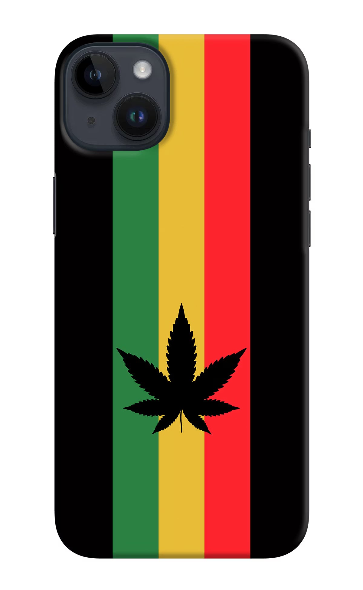 Weed Flag iPhone 14 Plus Hard Case Back Cover by Casekaro