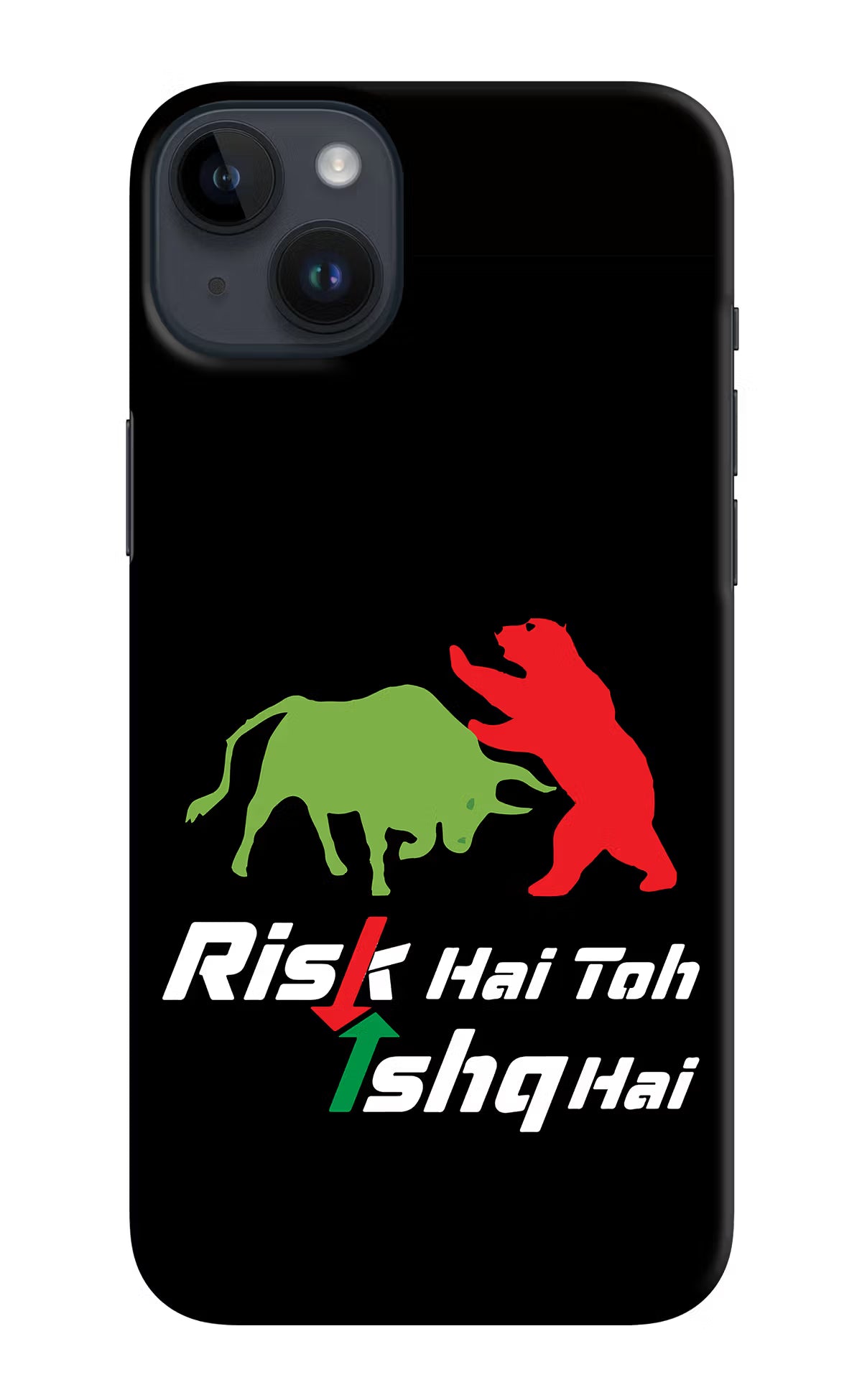 Risk Hai Toh Ishq Hai iPhone 14 Plus Hard Case Back Cover by Casekaro