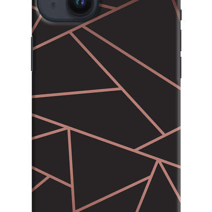 Geometric Pattern iPhone 14 Plus Hard Case Back Cover by Casekaro
