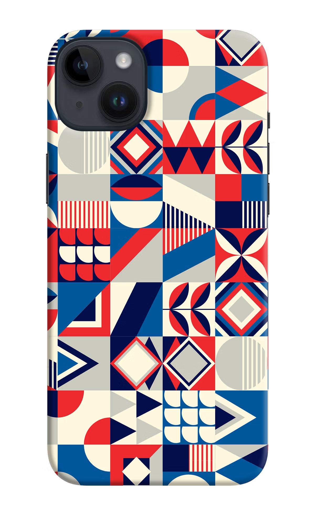 Colorful Pattern iPhone 14 Plus Hard Case Back Cover by Casekaro