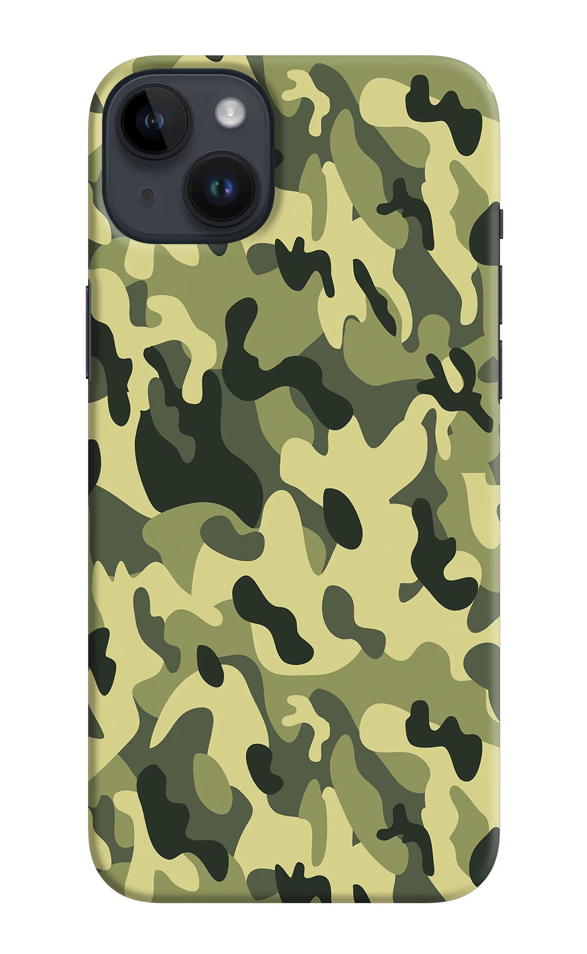 Camouflage iPhone 14 Plus Hard Case Back Cover by Casekaro