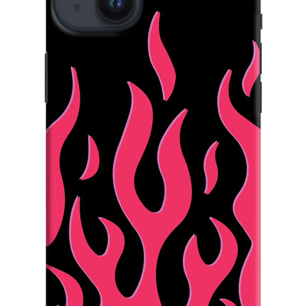Fire Flames iPhone 14 Plus Hard Case Back Cover by Casekaro