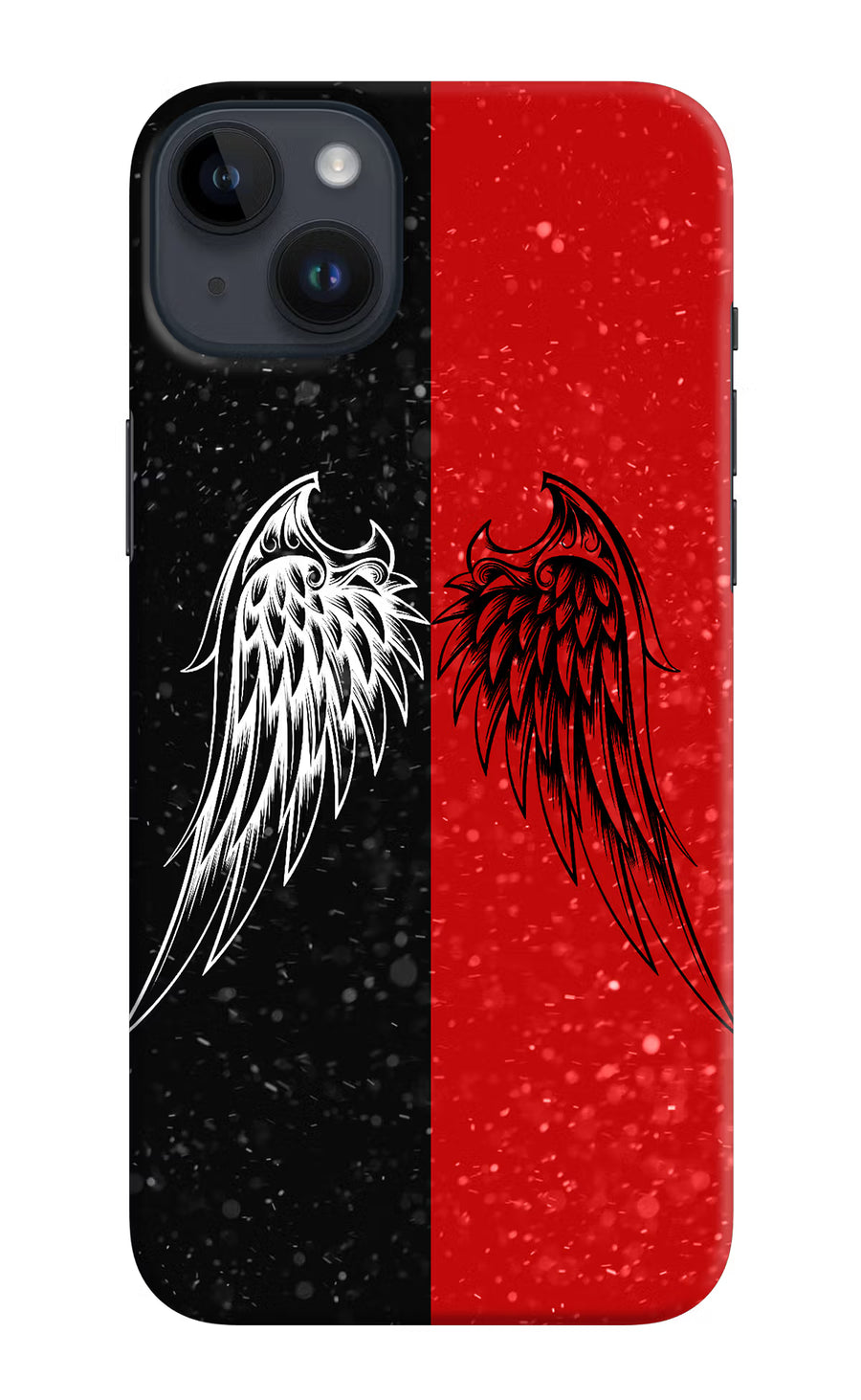 Wings iPhone 14 Plus Back Cover, Hard case