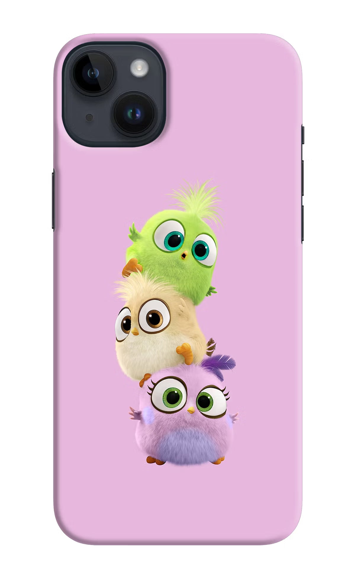 Cute Little Birds iPhone 14 Plus Hard Case Back Cover by Casekaro