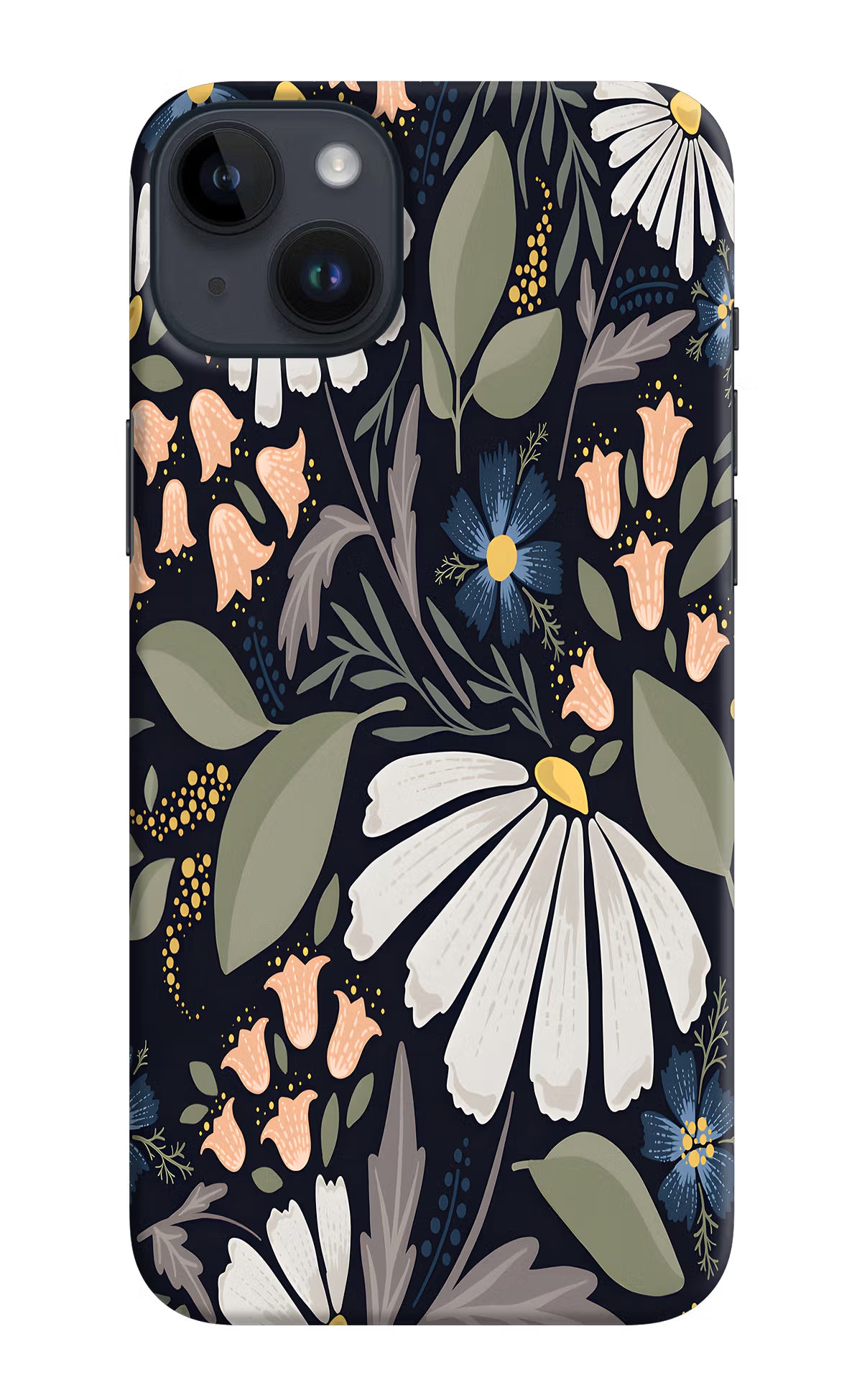 Flowers Art iPhone 14 Plus Hard Case Back Cover by Casekaro