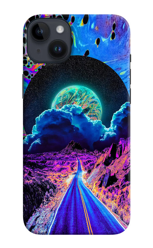 Psychedelic Painting iPhone 14 Plus Hard Case Back Cover by Casekaro