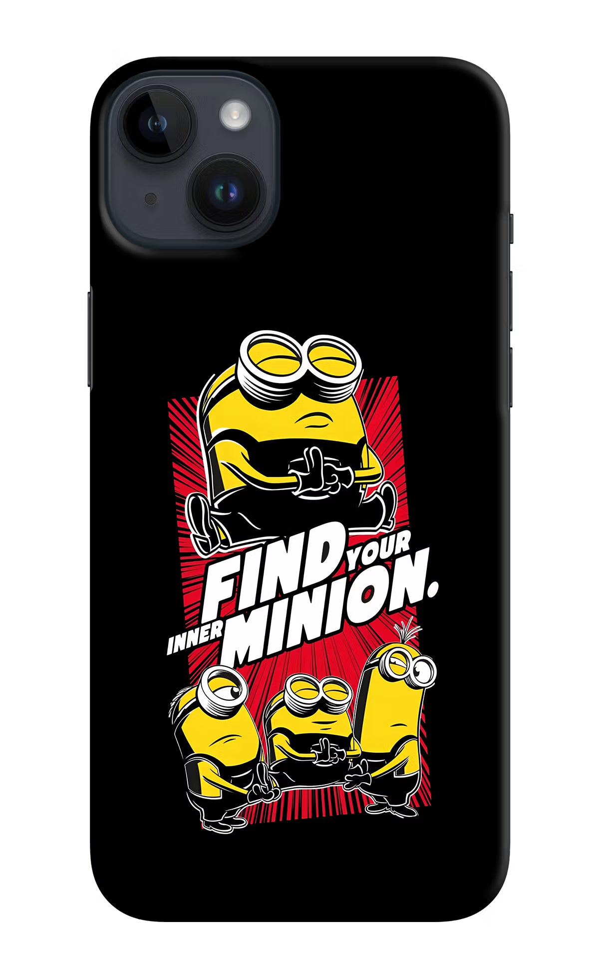 Find your inner Minion iPhone 14 Plus Hard Case Back Cover by Casekaro