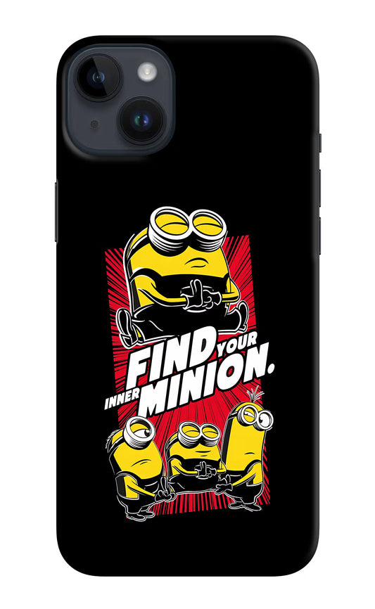 Find your inner Minion iPhone 14 Plus Hard Case Back Cover by Casekaro