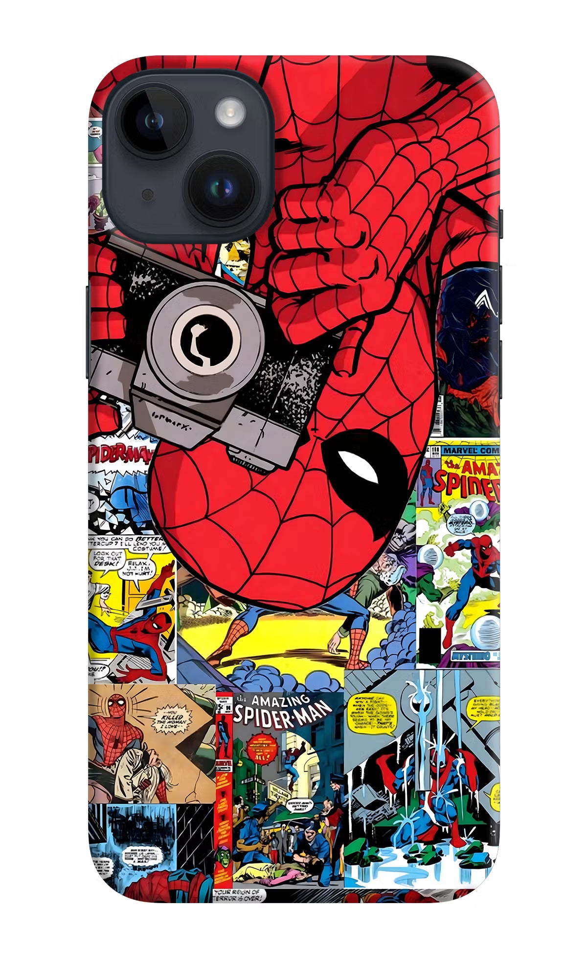 Spider Man iPhone 14 Plus Hard Case Back Cover by Casekaro