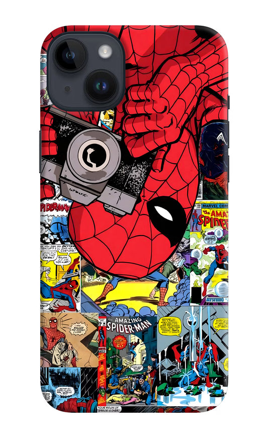 Spider Man iPhone 14 Plus Hard Case Back Cover by Casekaro