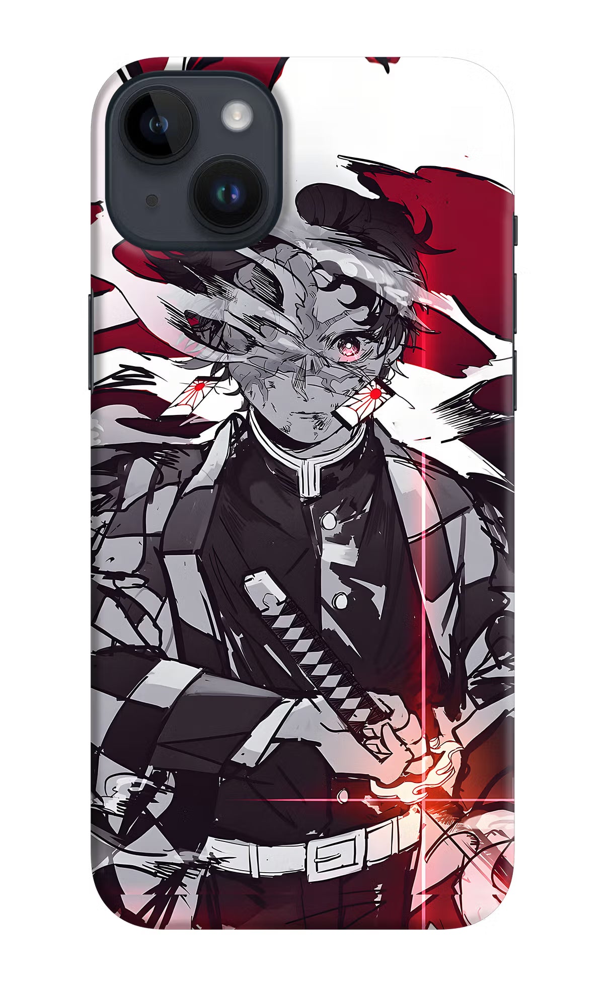 Demon Slayer iPhone 14 Plus Hard Case Back Cover by Casekaro