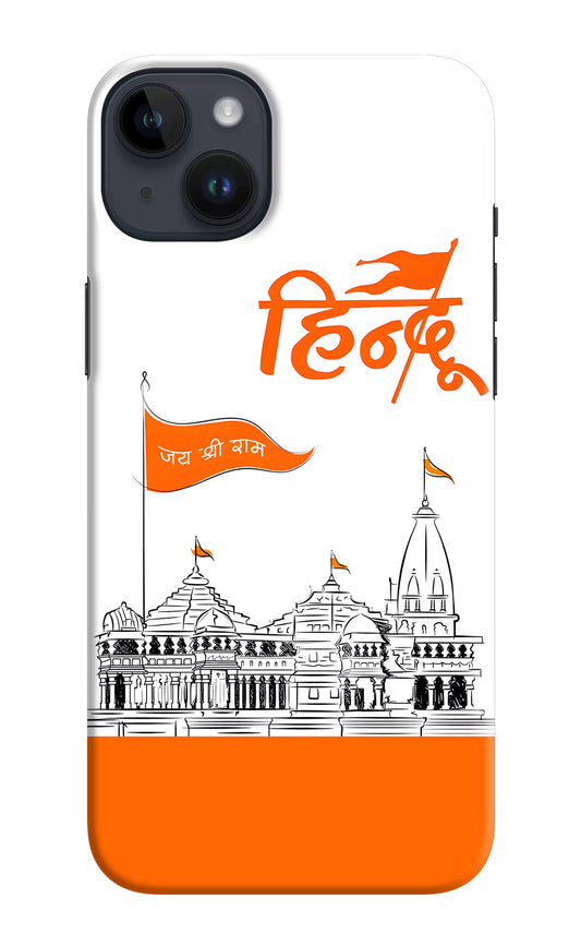 Jai Shree Ram Hindu iPhone 14 Plus Hard Case Back Cover by Casekaro
