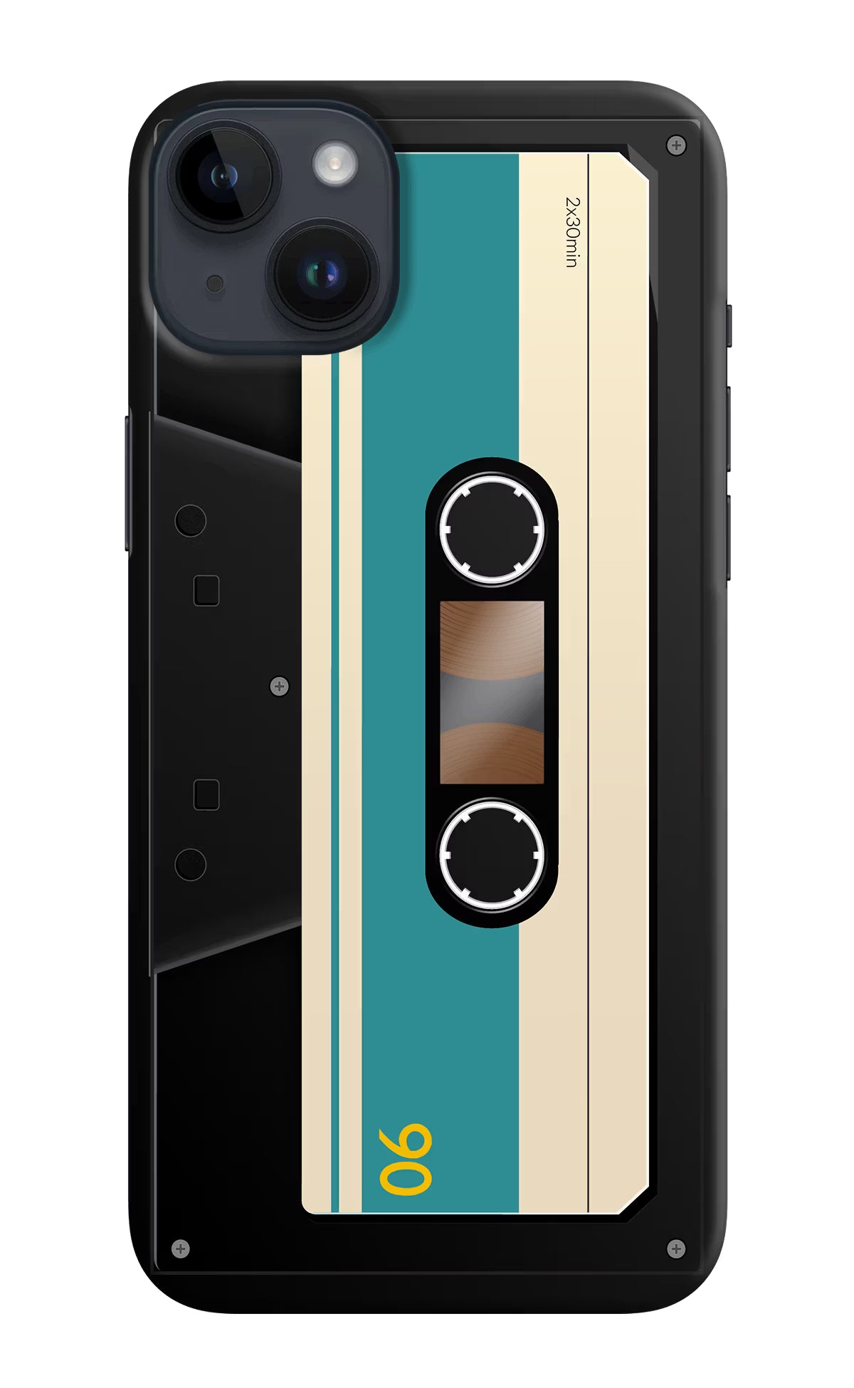 Cassette iPhone 14 Plus Hard Case Back Cover by Casekaro