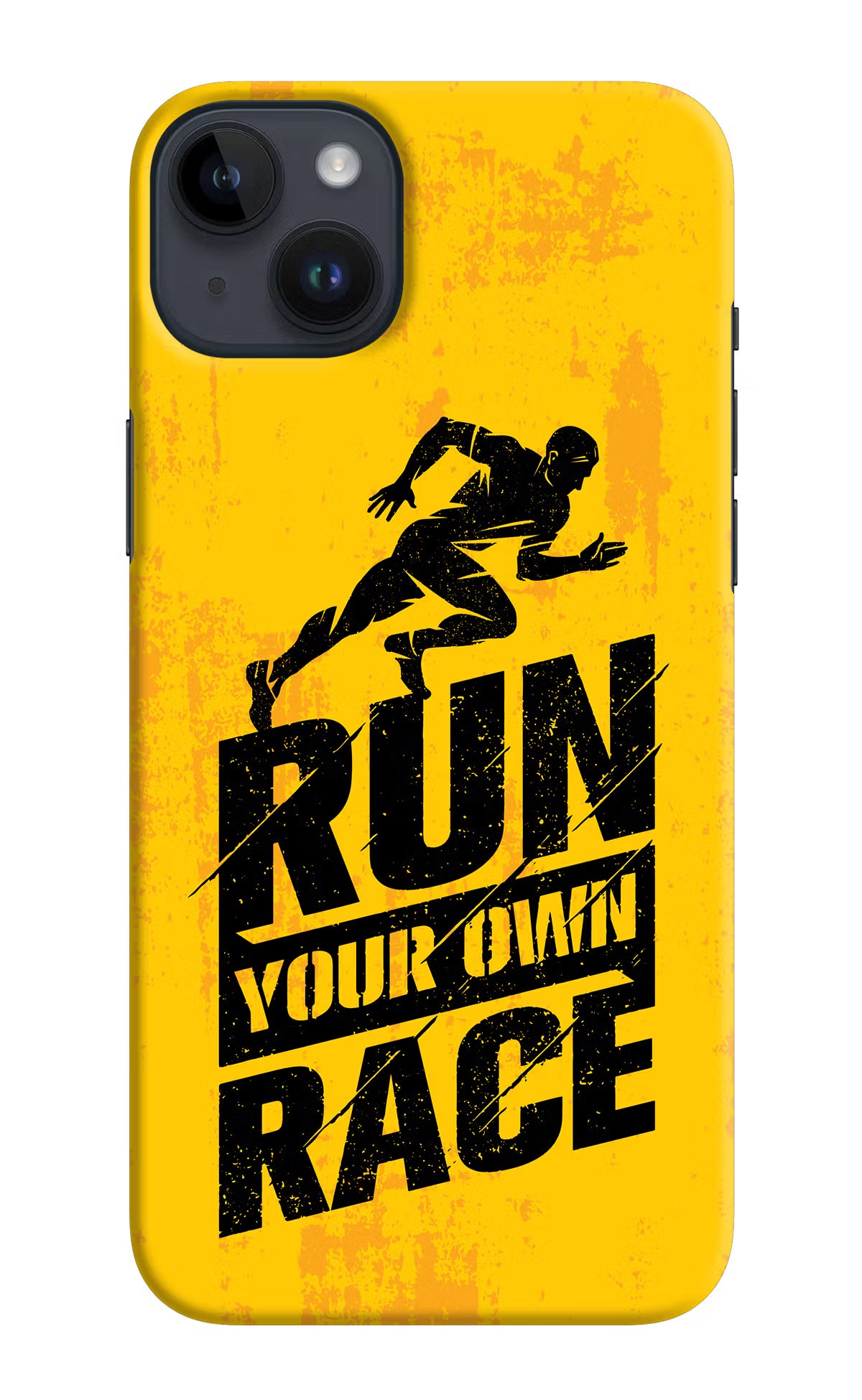 Run Your Own Race iPhone 14 Plus Hard Case Back Cover by Casekaro