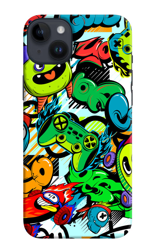 Game Doodle iPhone 14 Plus Hard Case Back Cover by Casekaro