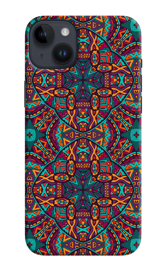 Colour Mandala iPhone 14 Plus Hard Case Back Cover by Casekaro