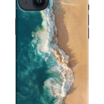 Ocean Beach iPhone 14 Plus Hard Case Back Cover by Casekaro