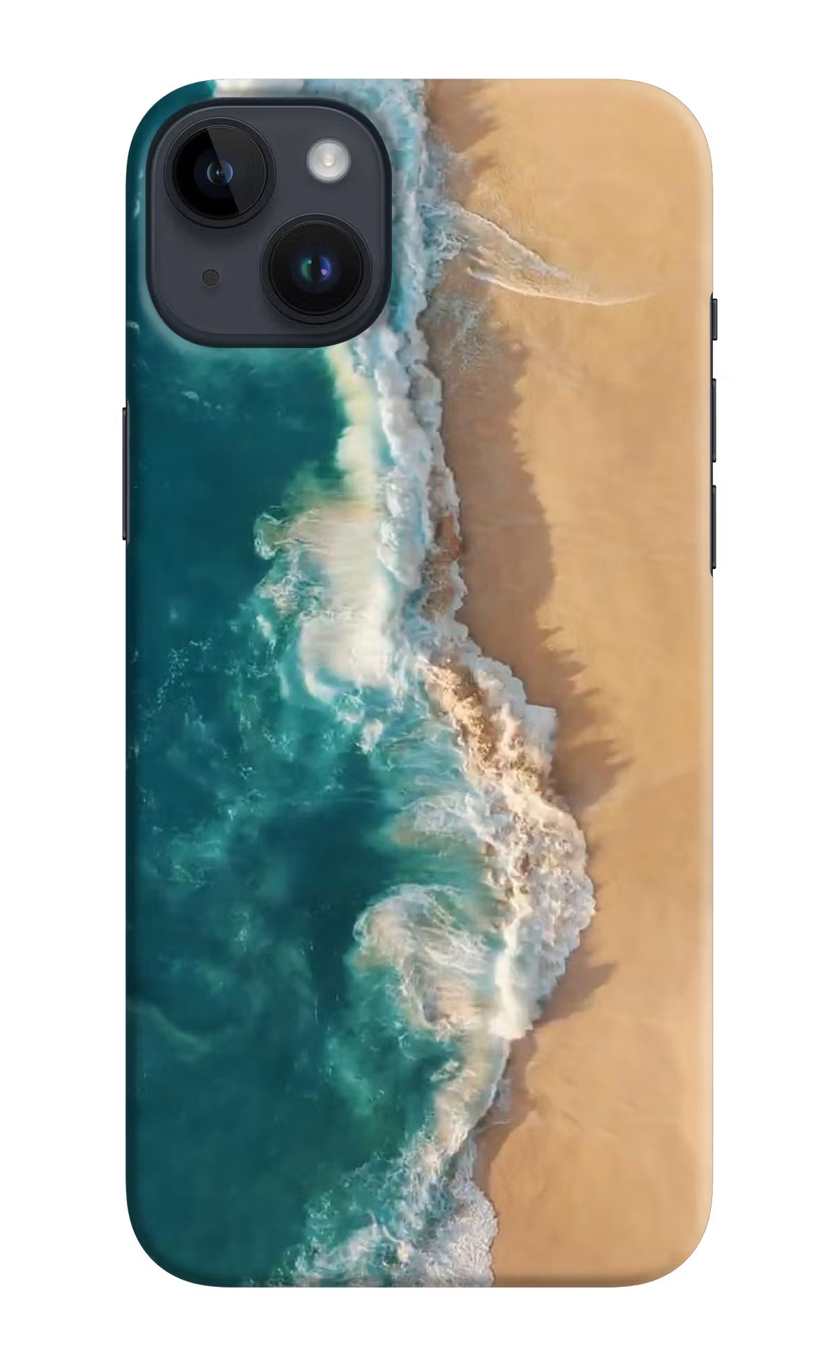 Ocean Beach iPhone 14 Plus Hard Case Back Cover by Casekaro