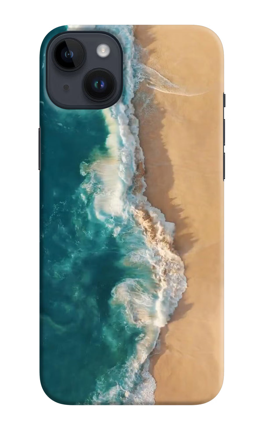 Ocean Beach iPhone 14 Plus Back Cover, Hard case